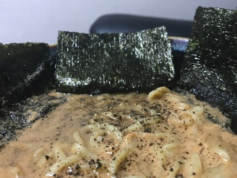 お店に負けない‼️海老の出汁で濃厚スープのラーメン